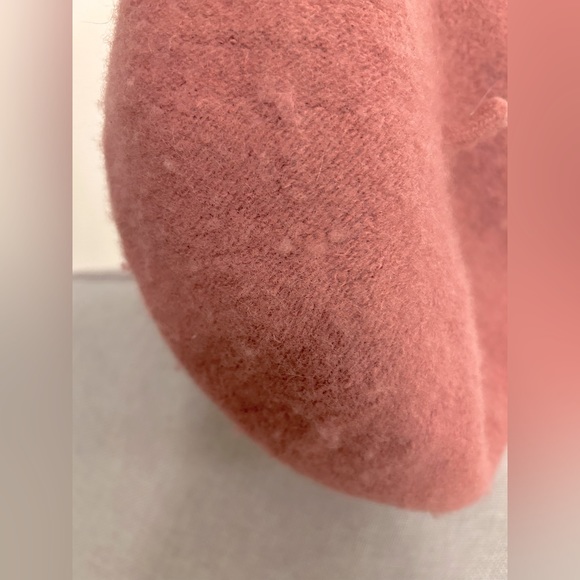 Vintage dusty pink French beret - Picture 2 of 3